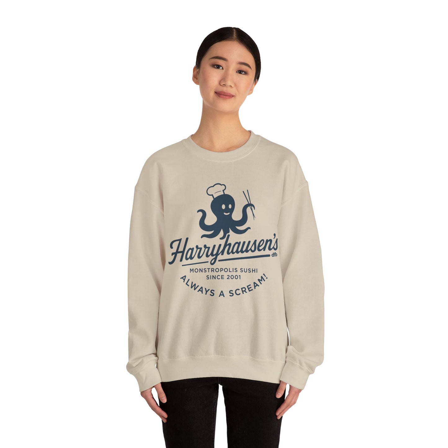 Harryhausen's - Adult Crewneck Sweatshirt