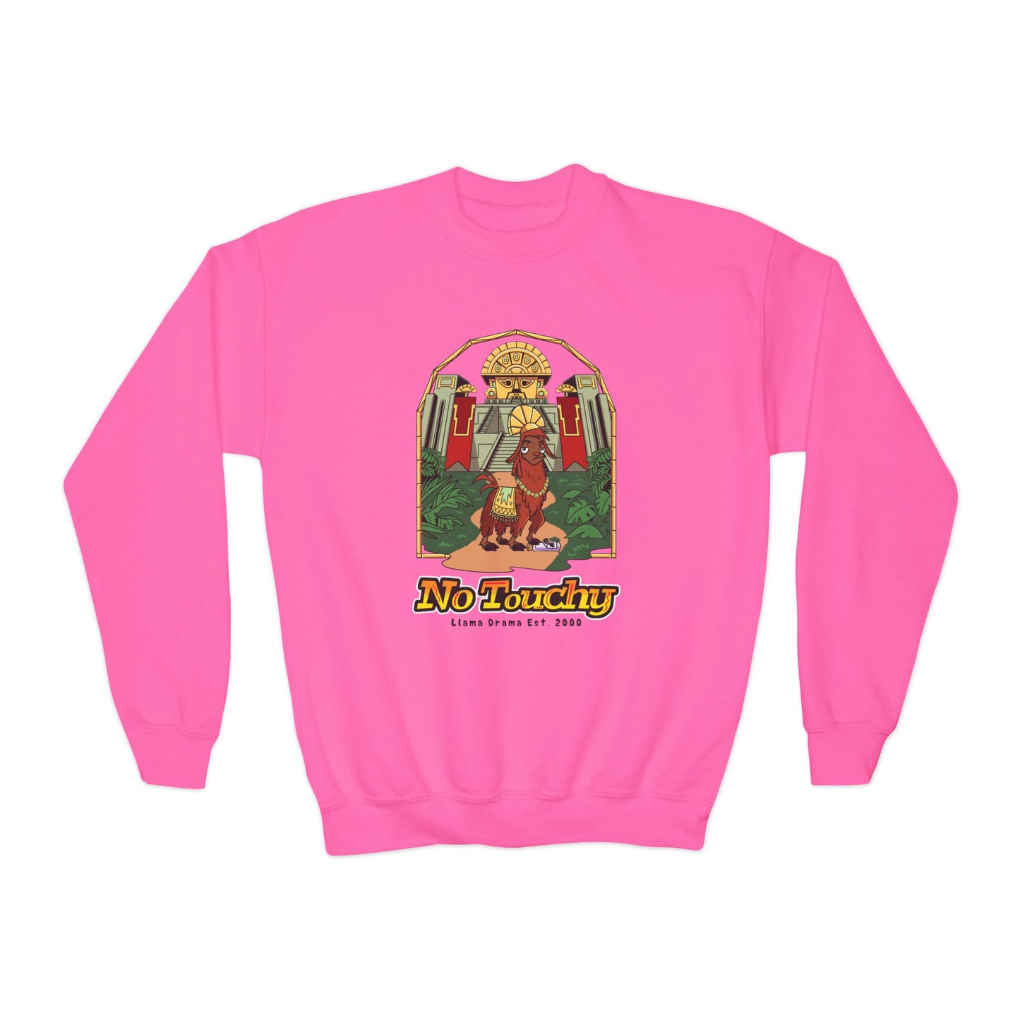 No Touchy - Emperor's New Groove - Youth Crewneck Sweatshirt