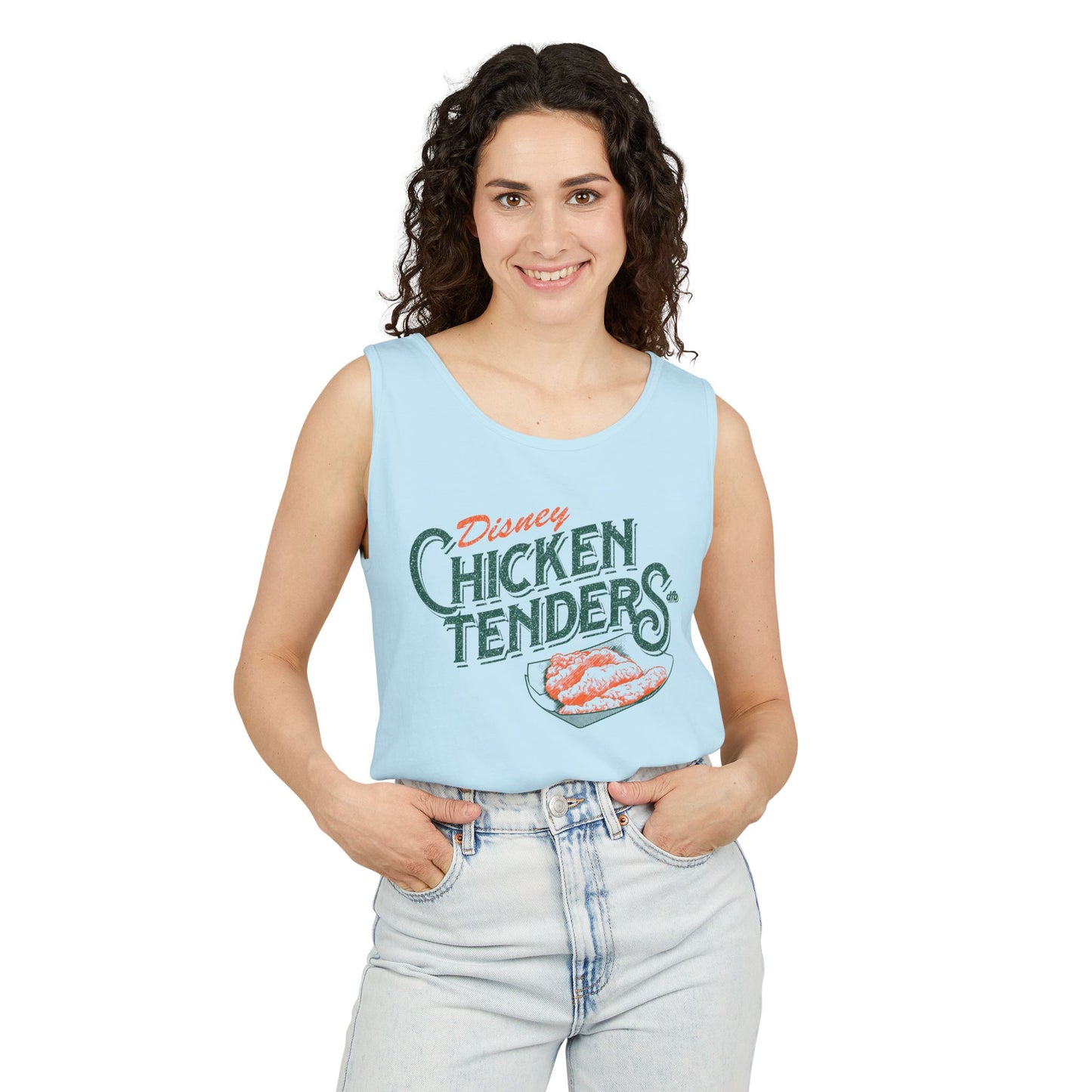 Chicken Tenders - Unisex Garment-Dyed Tank Top