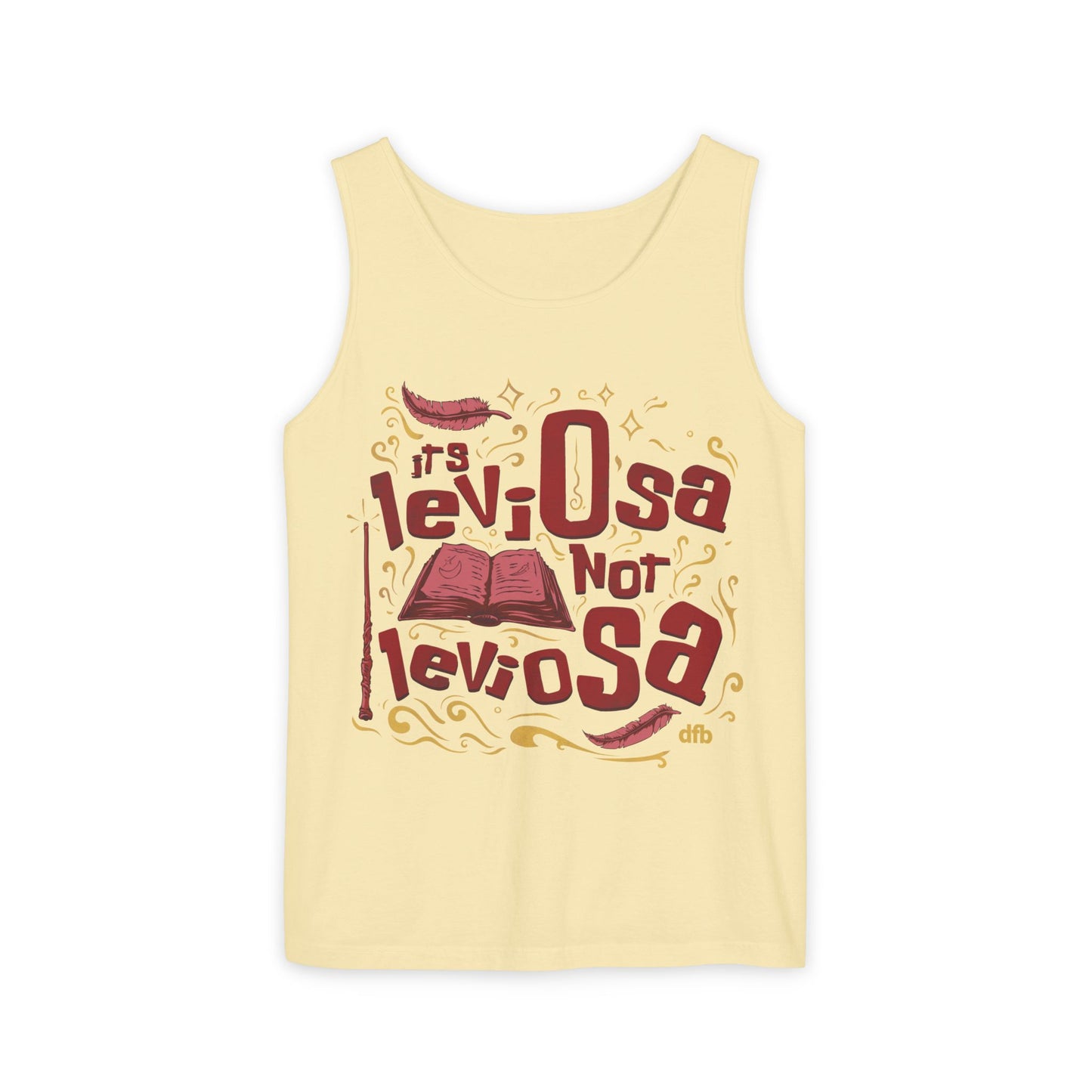 Hermione Quote - Unisex Garment-Dyed Tank Top