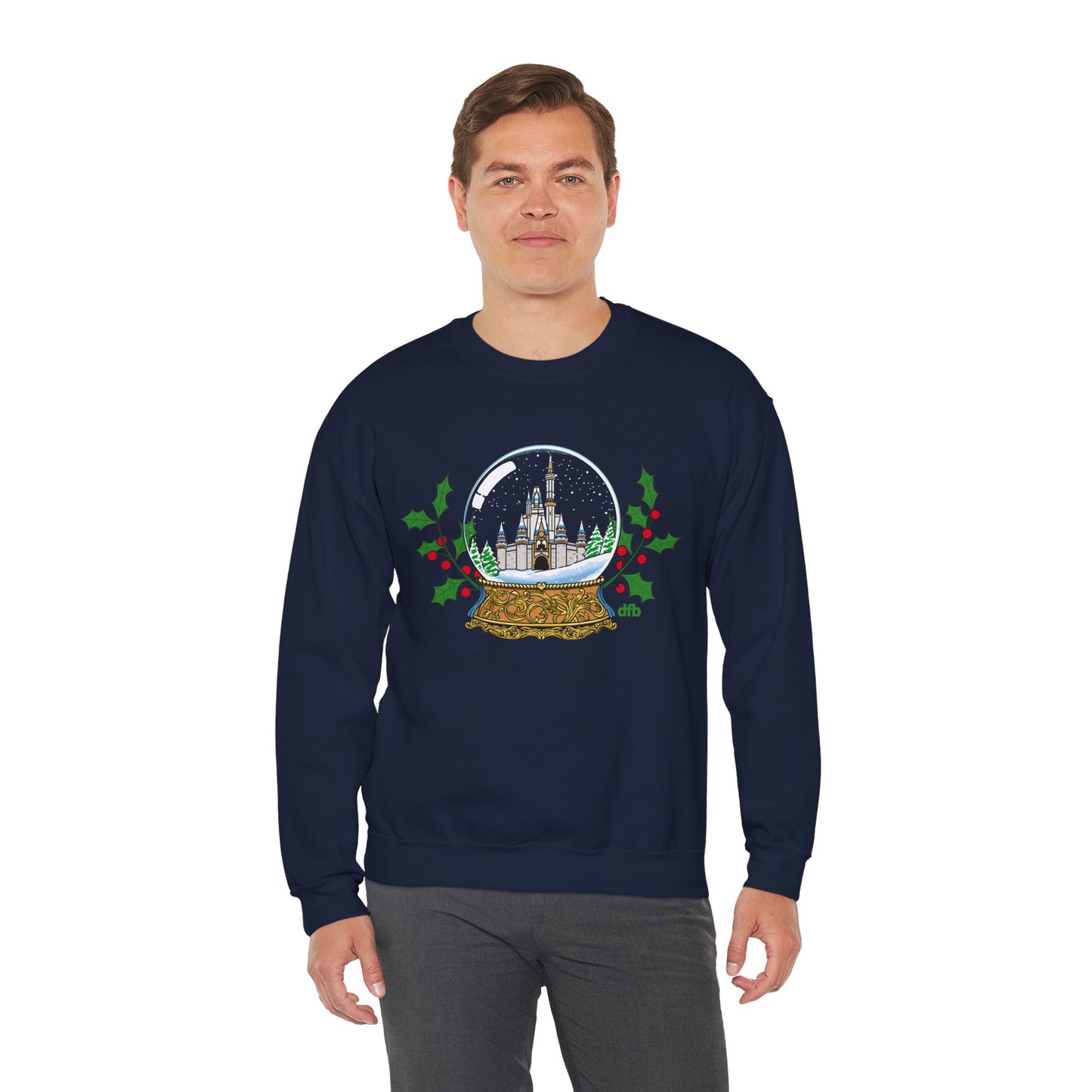 Magic Kingdom Snowglobes - Adult Crewneck Sweatshirt