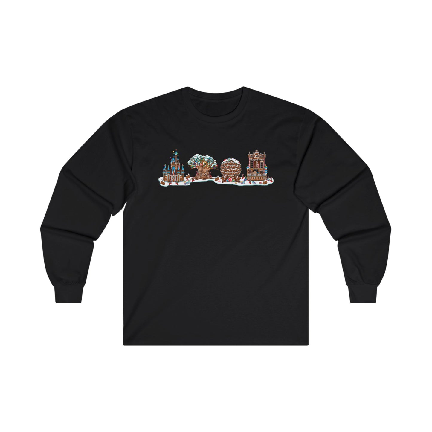 Gingerbread Park Icons - Long Sleeve Tee