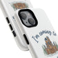 Snowy, Cabin Castle I'm Coming to the Cottage - Tough Magnetic Phone Case