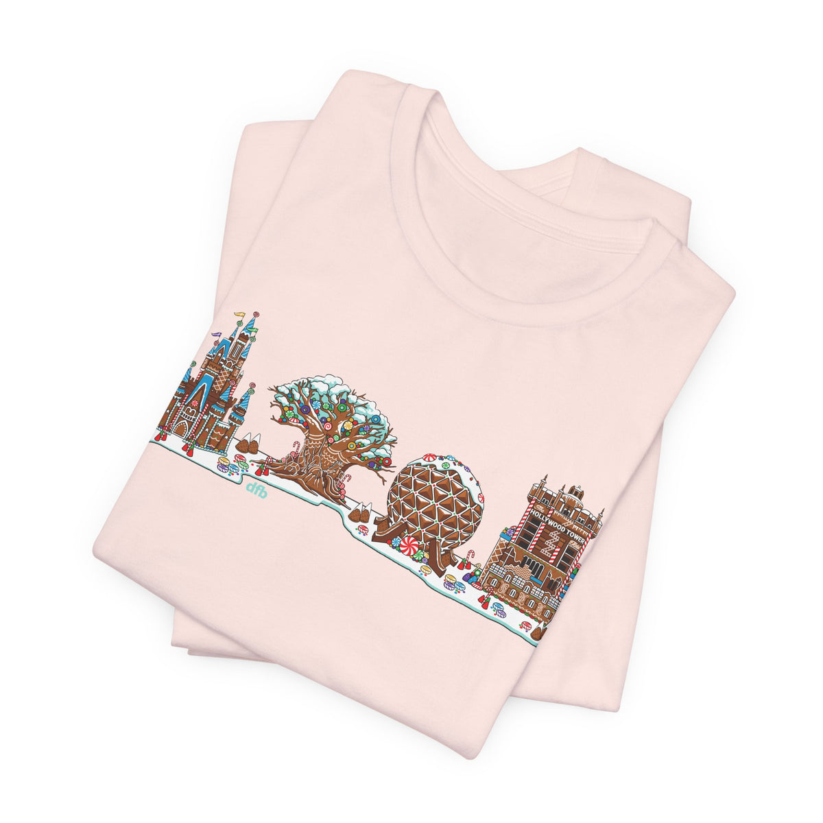 Gingerbread Park Icons - Adult Tee Shirt