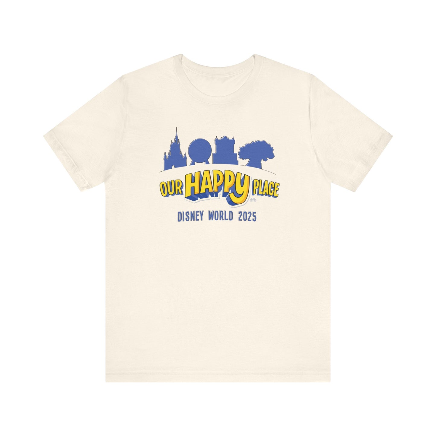 Our Happy Place 2025 - Family Matching Tee - Adult Tee Shirt