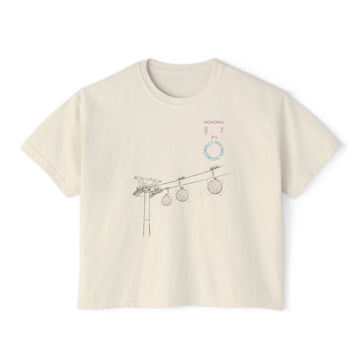 Monorail All The Time - Women's Boxy Tee