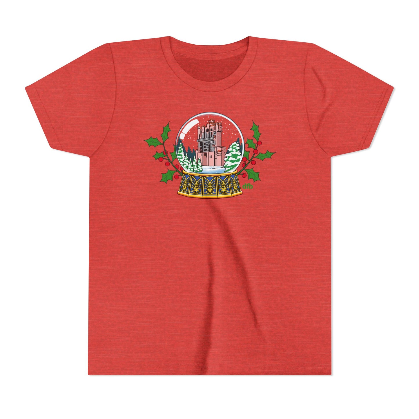 Hollywood Studios Snowglobes -  Kid's Short Sleeve Tee Shirt