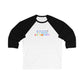 Go to Disney, Eat Snacks, Be Happy - Unisex 3\4 Sleeve Baseball Tee