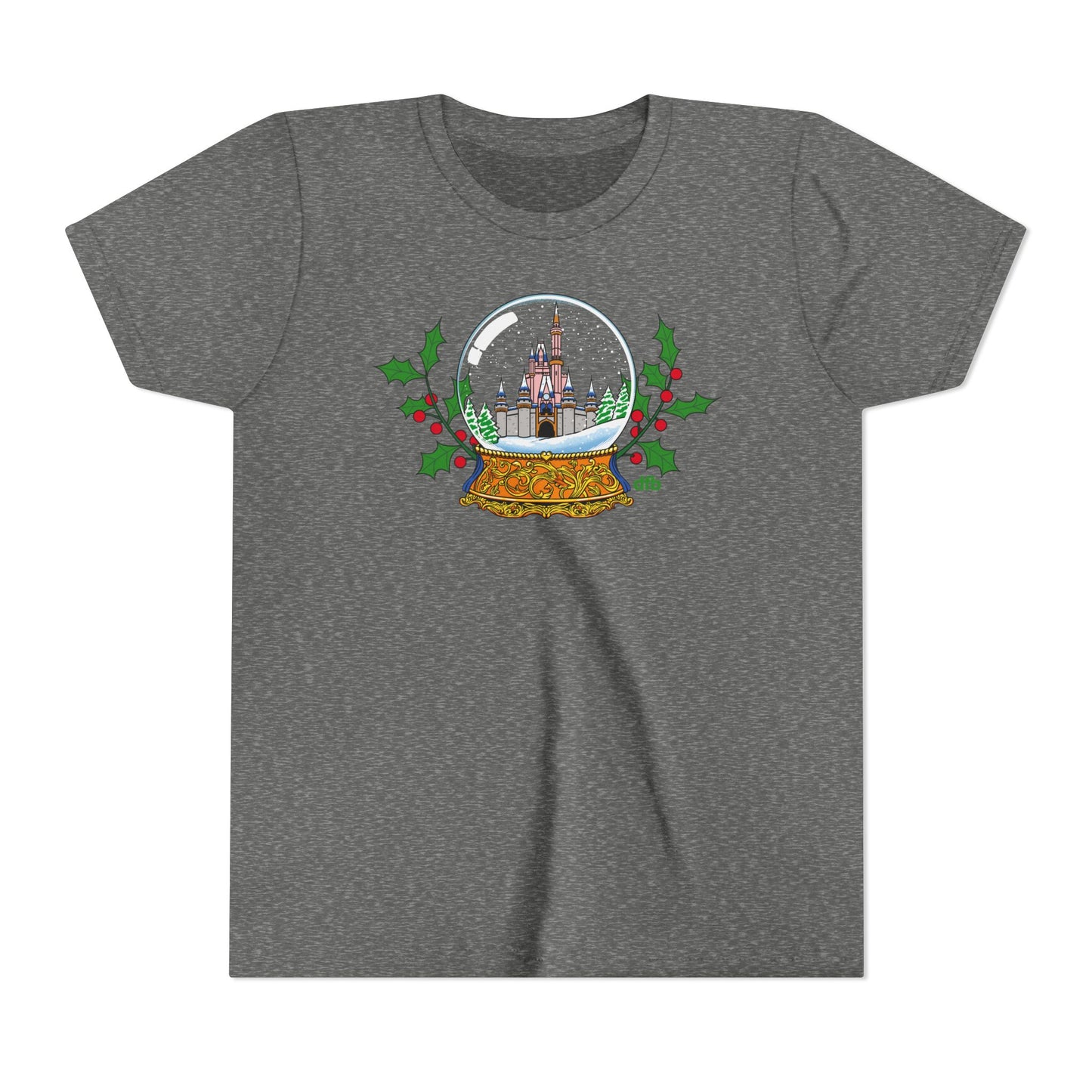 Magic Kingdom Snowglobes -  Kid's Short Sleeve Tee Shirt