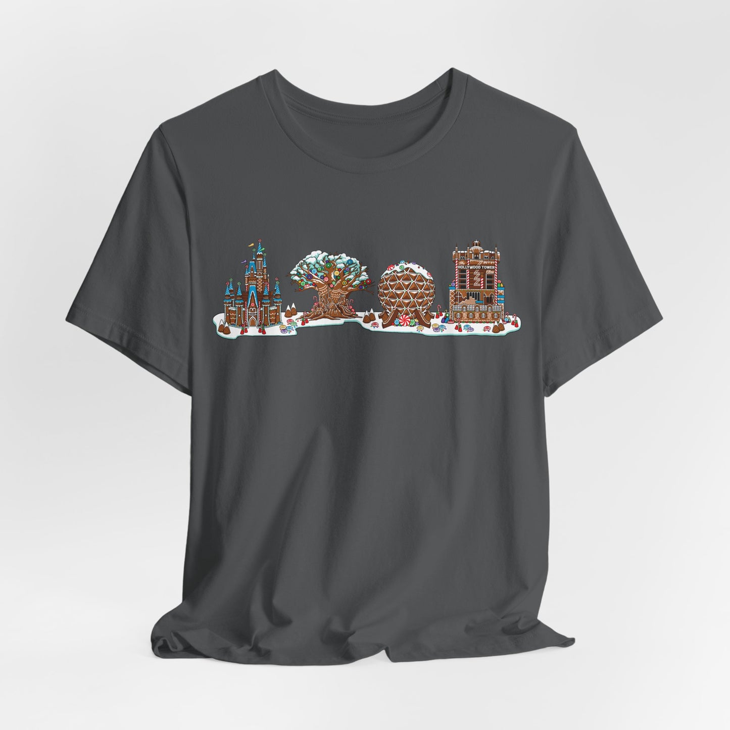 Gingerbread Park Icons - Adult Tee Shirt