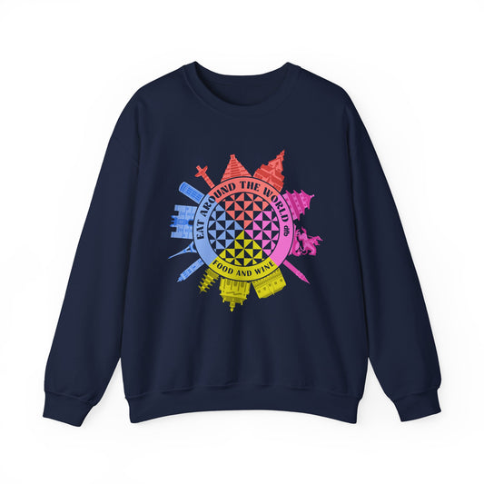 LIMITED EDITION Food & Wine Compass - Adult Crewneck Sweatshirt