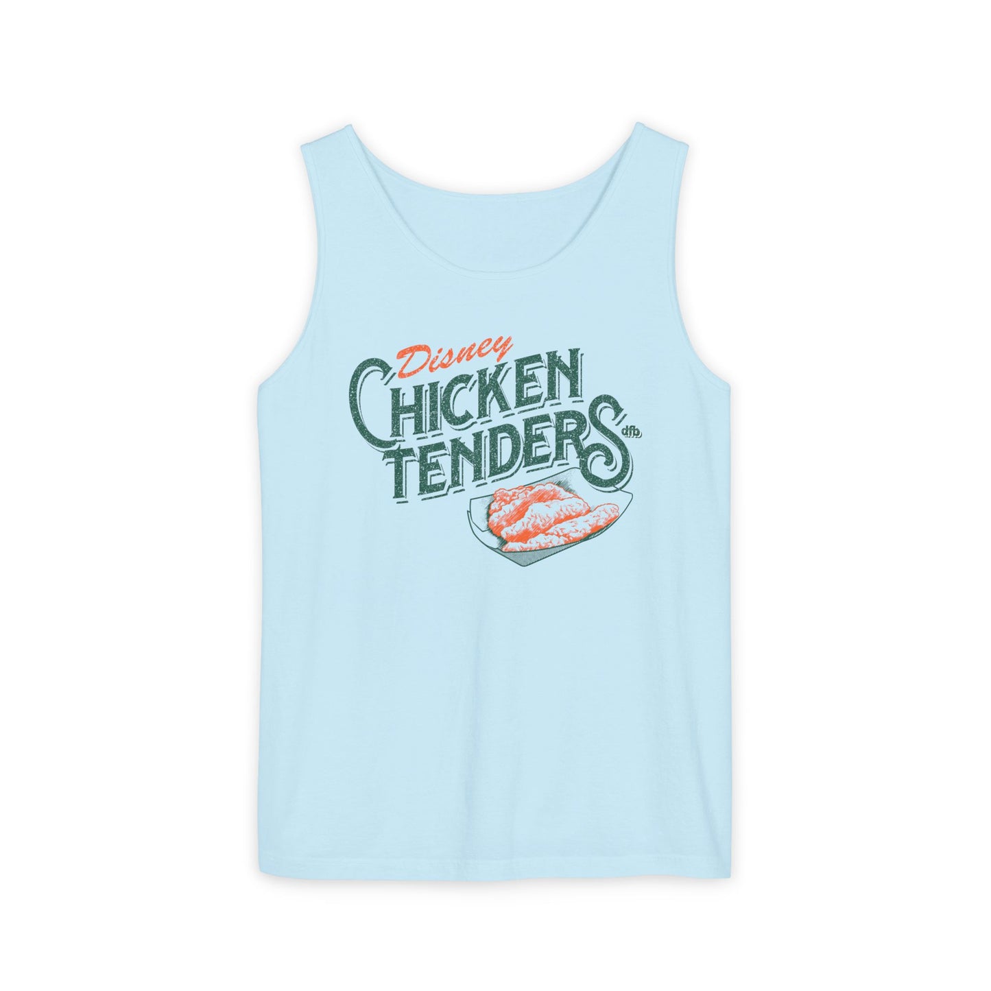 Chicken Tenders - Unisex Garment-Dyed Tank Top