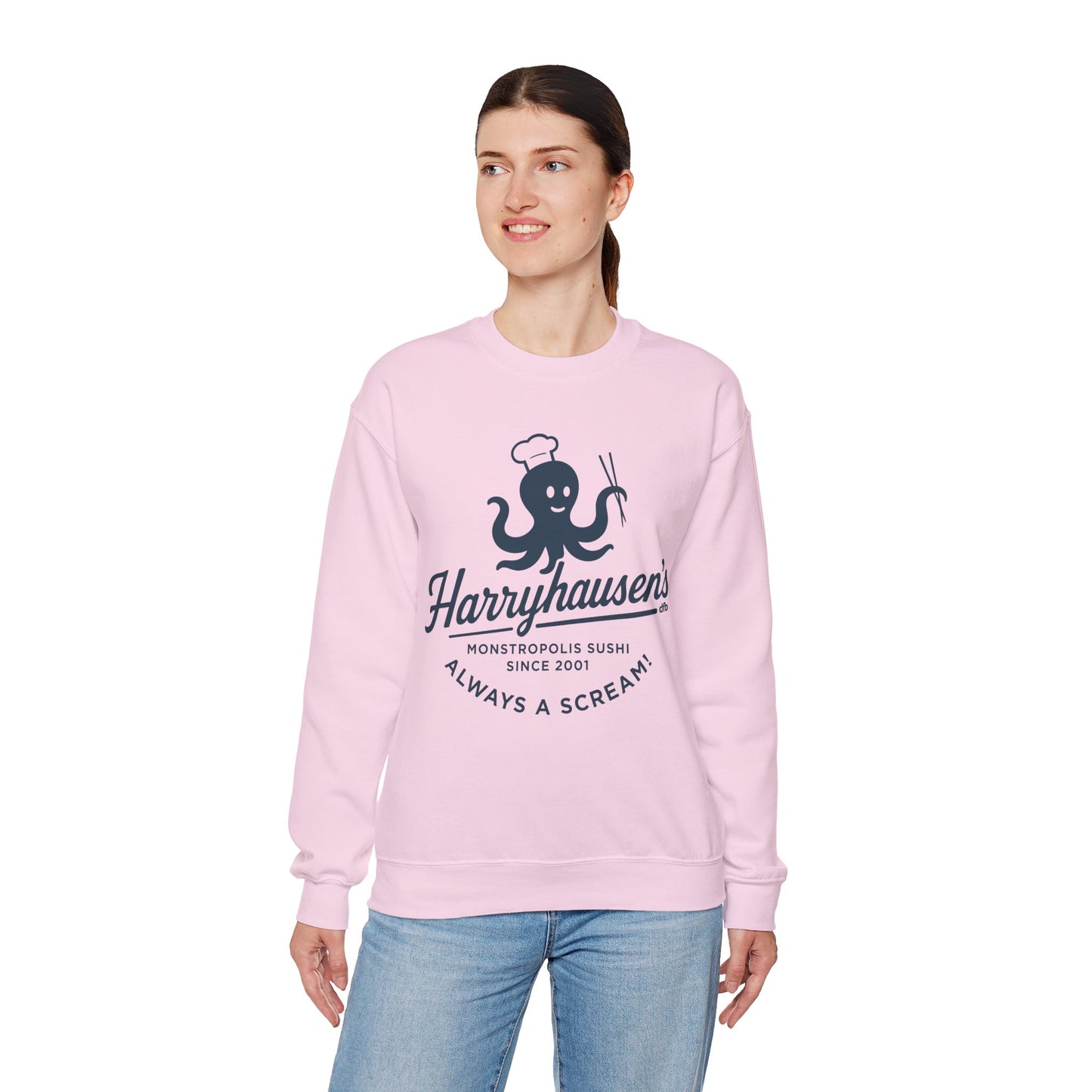 Harryhausen's - Adult Crewneck Sweatshirt