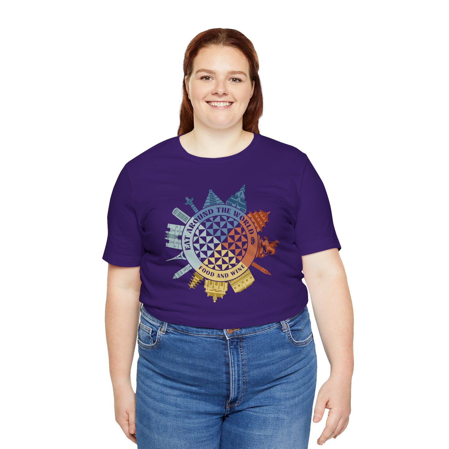 Food & Wine Compass - Adult Tee Shirt