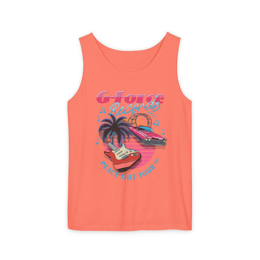 Peace Out Tour - Unisex Garment-Dyed Tank Top
