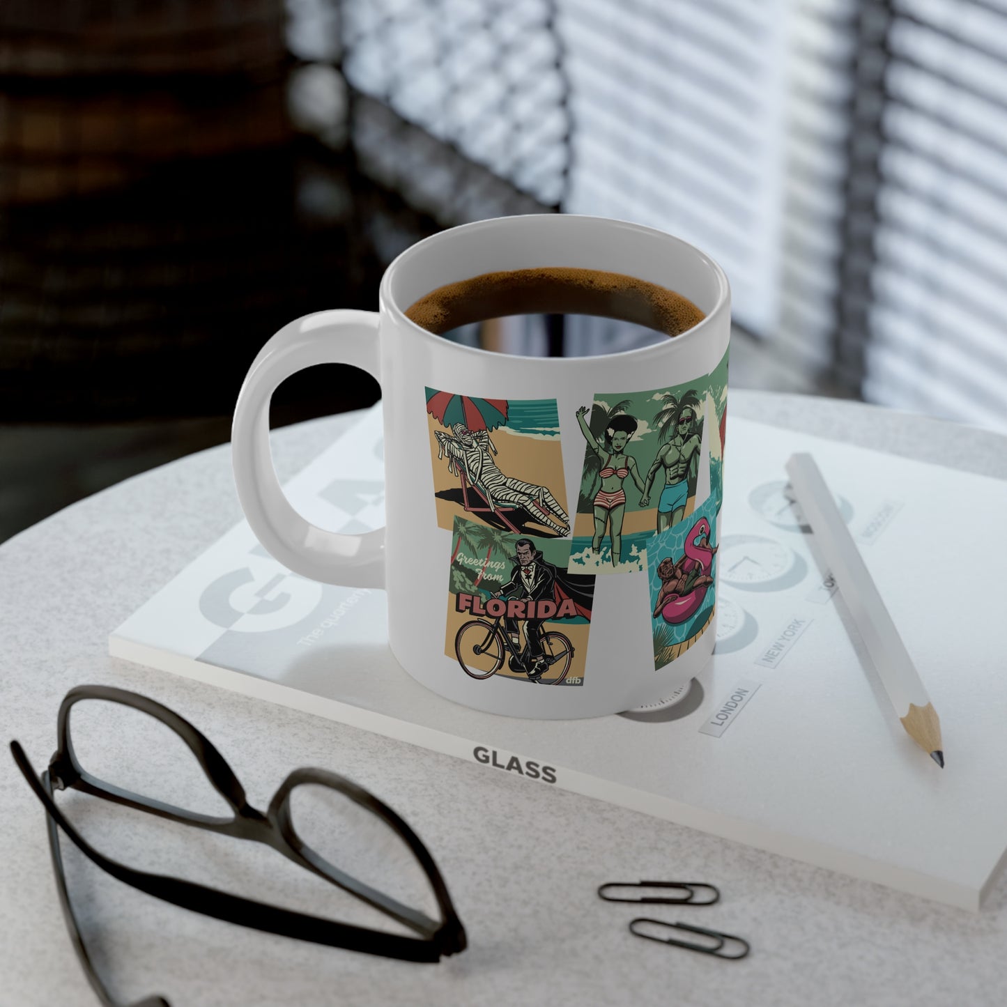 Monsters on Vacation - Jumbo Mug, 20oz
