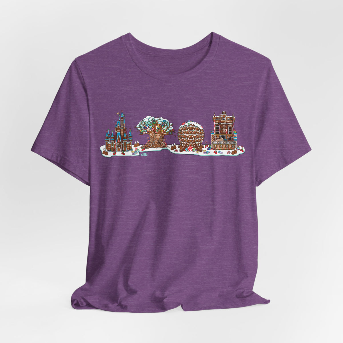 Gingerbread Park Icons - Adult Tee Shirt
