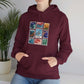 Magic Kingdom Vintage Stamps - Adult Hoodie Sweatshirt