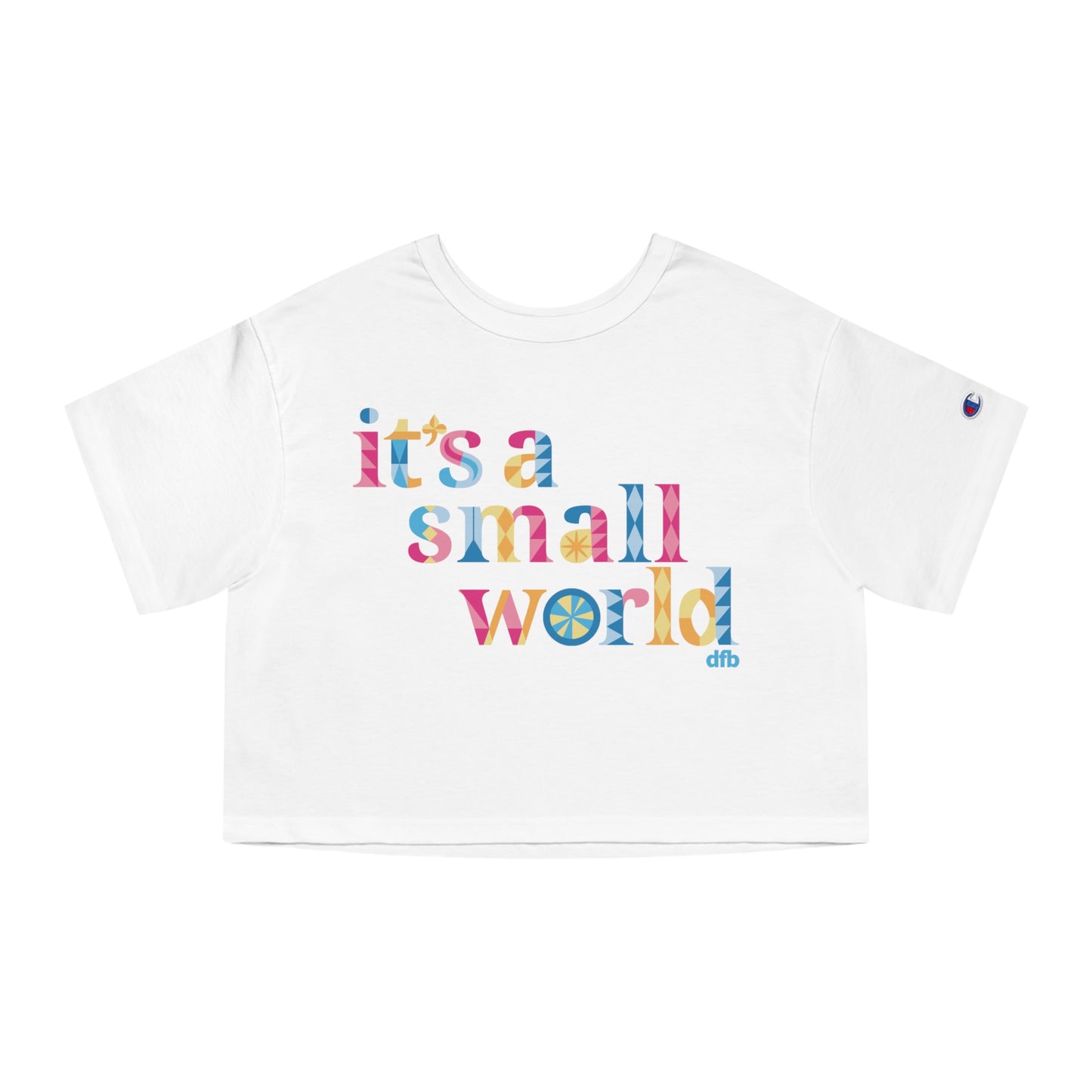 it's a small world - Champion Women's Heritage Cropped T-Shirt