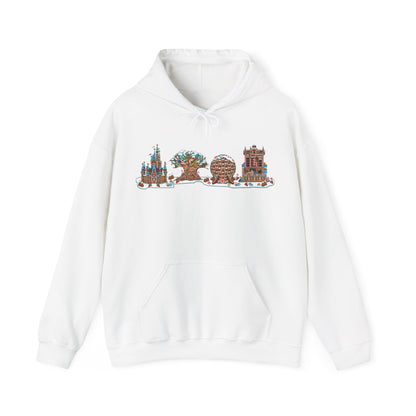 Gingerbread Park Icons - Adult Hoodie Sweatshirt