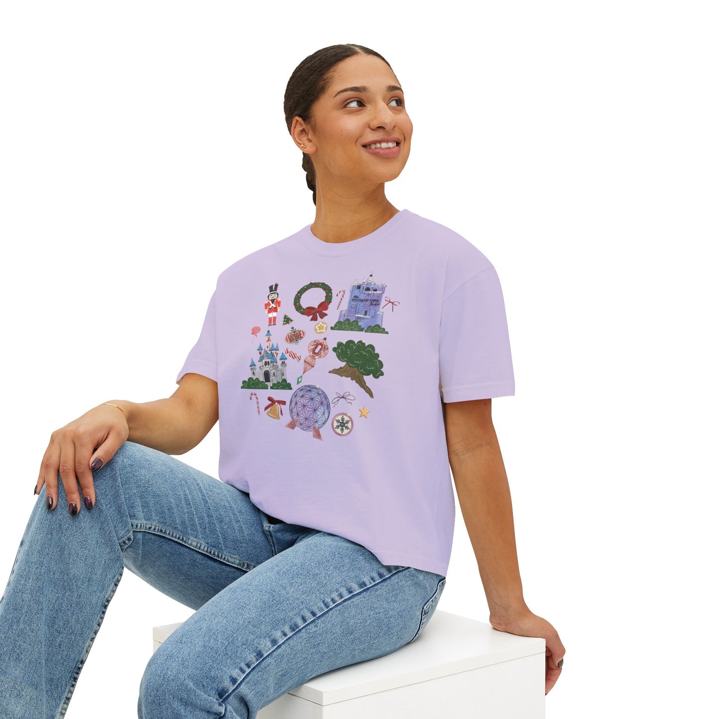 Park Icons Vintage Ornaments - Women's Boxy Tee