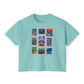 EPCOT Vintage Stamps - Women's Boxy Tee