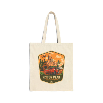 Piston Peak - Cotton Canvas Tote Bag