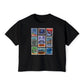 EPCOT Vintage Stamps - Women's Boxy Tee