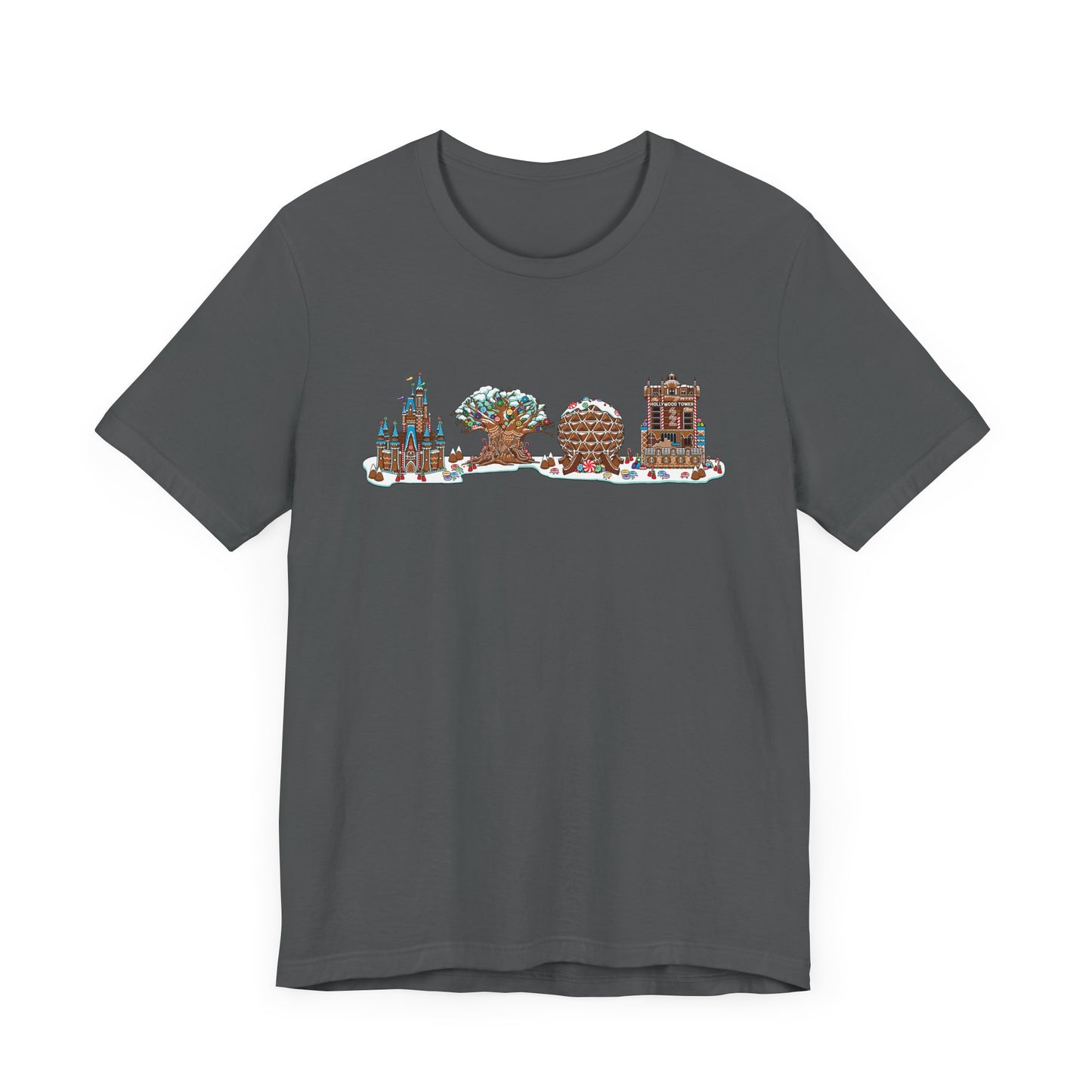 Gingerbread Park Icons - Adult Tee Shirt