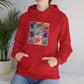 Magic Kingdom Vintage Stamps - Adult Hoodie Sweatshirt