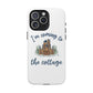 Snowy, Cabin Castle I'm Coming to the Cottage - Tough Magnetic Phone Case