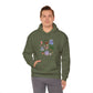 Park Icons Vintage Ornaments - Adult Hoodie Sweatshirt