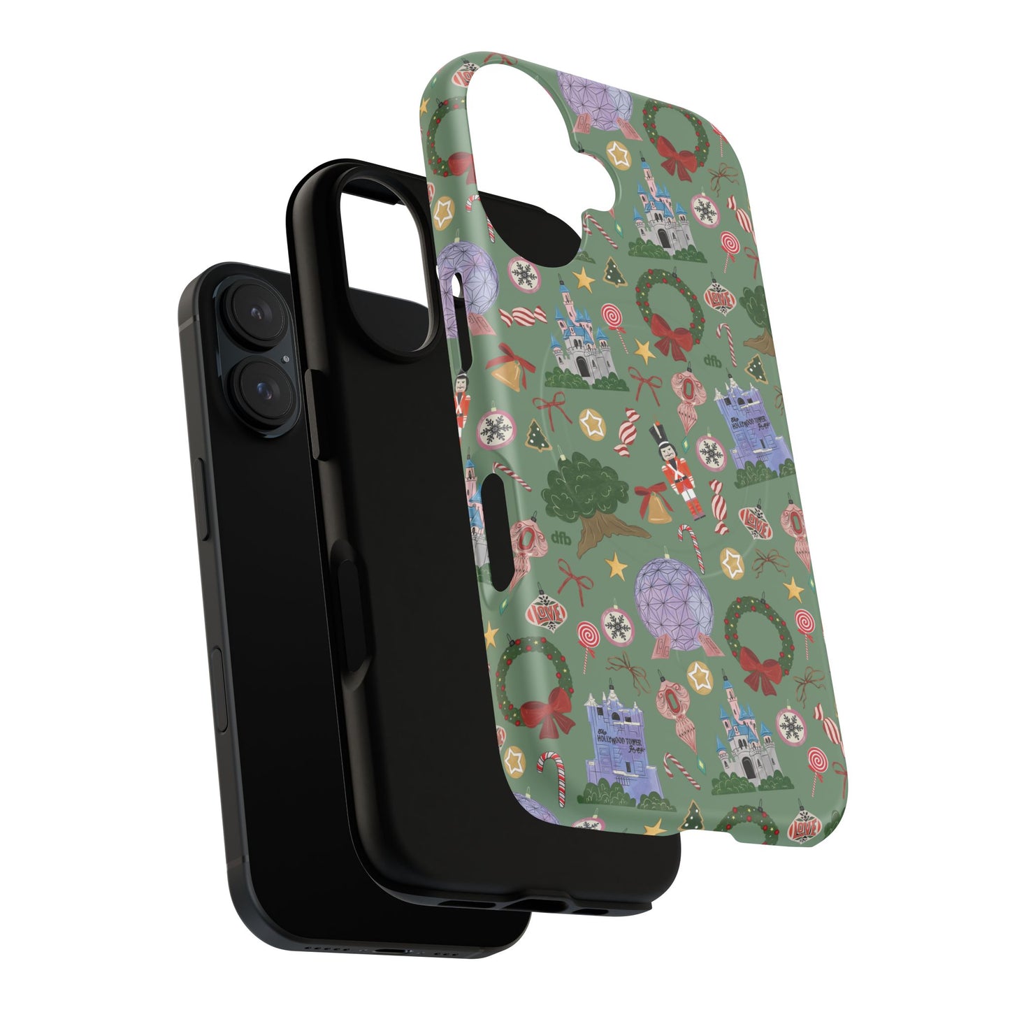Park Icons Vintage Ornaments - Tough Magnetic iPhone Case