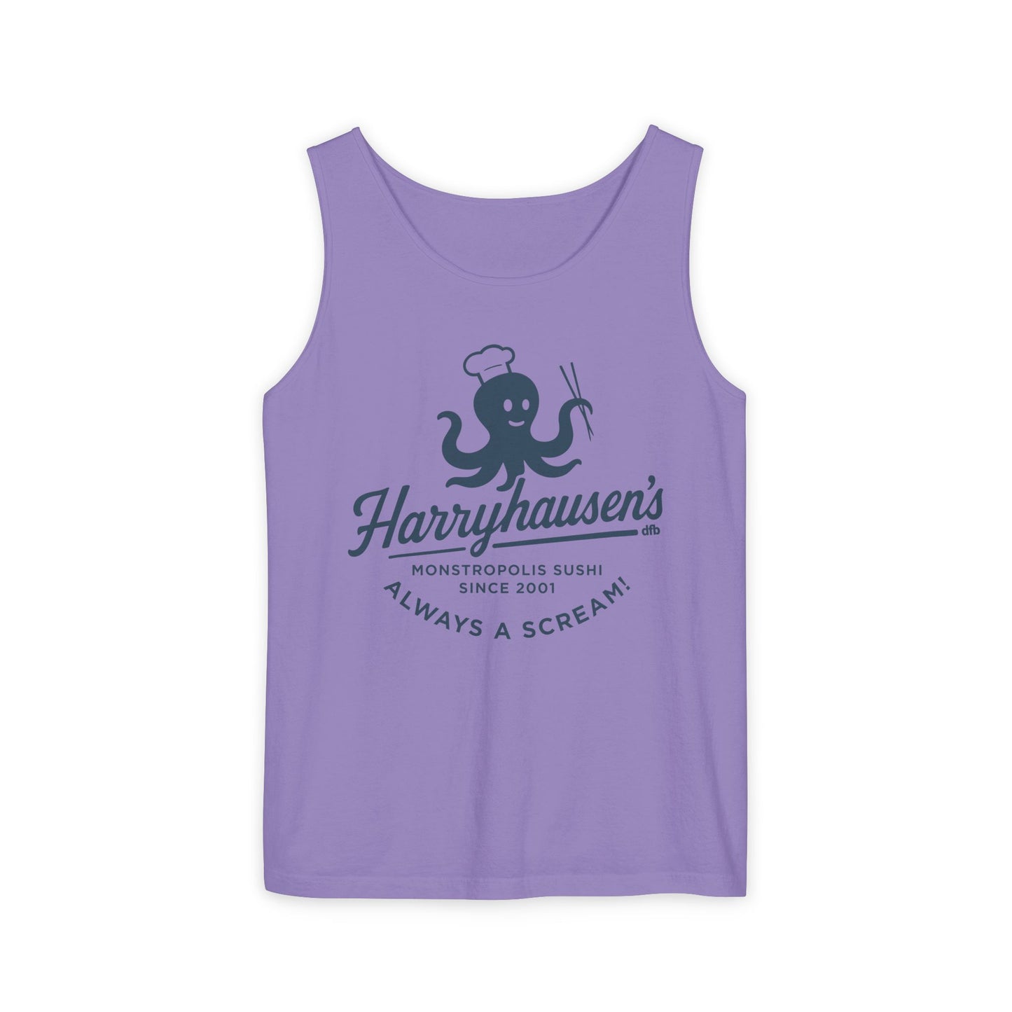 Harryhausen's - Unisex Garment-Dyed Tank Top