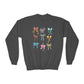 Bibbidi Bobbidi Bow - Princess Bows - Youth Crewneck Sweatshirt