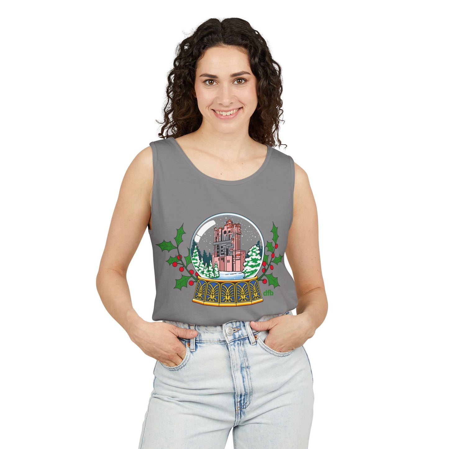Hollywood Studios Snowglobes - Unisex Garment-Dyed Tank Top