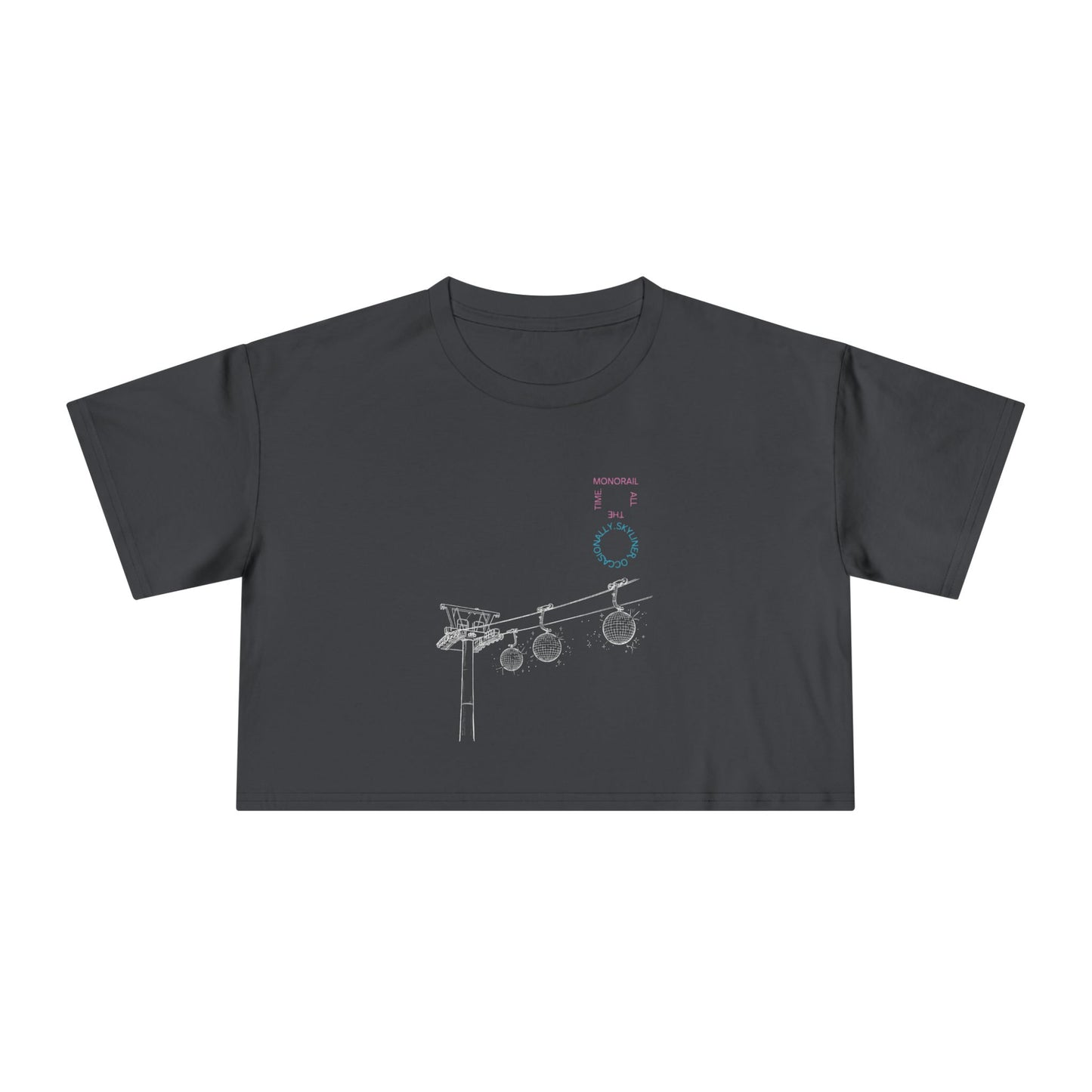 Monorail All The Time - Women's Crop Tee