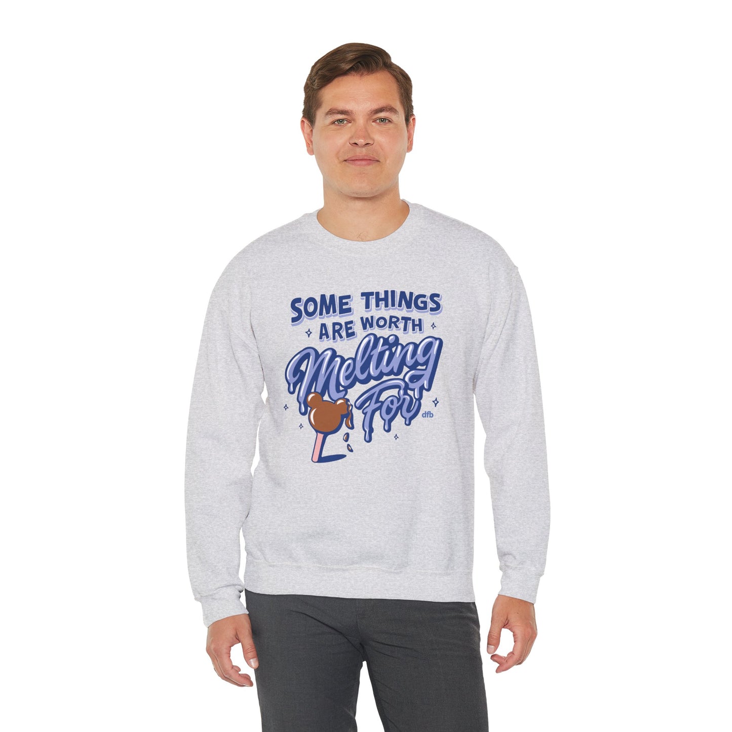 Some Things Are Worth Melting For - Adult Crewneck Sweatshirt