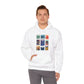 Hollywood Studios Vintage Stamps - Adult Hoodie Sweatshirt