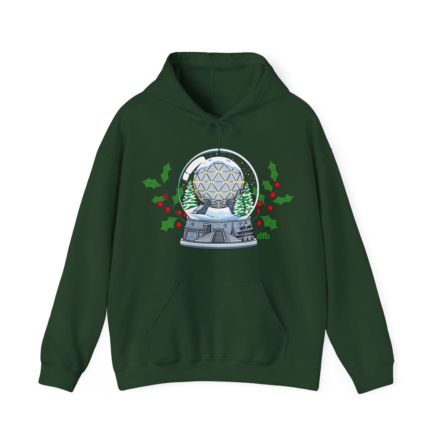 EPCOT Snowglobes -  Adult Hoodie Sweatshirt