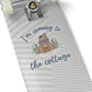 Snowy Cabin Castle, I'm Coming to the Cottage  - Kiss-Cut Stickers
