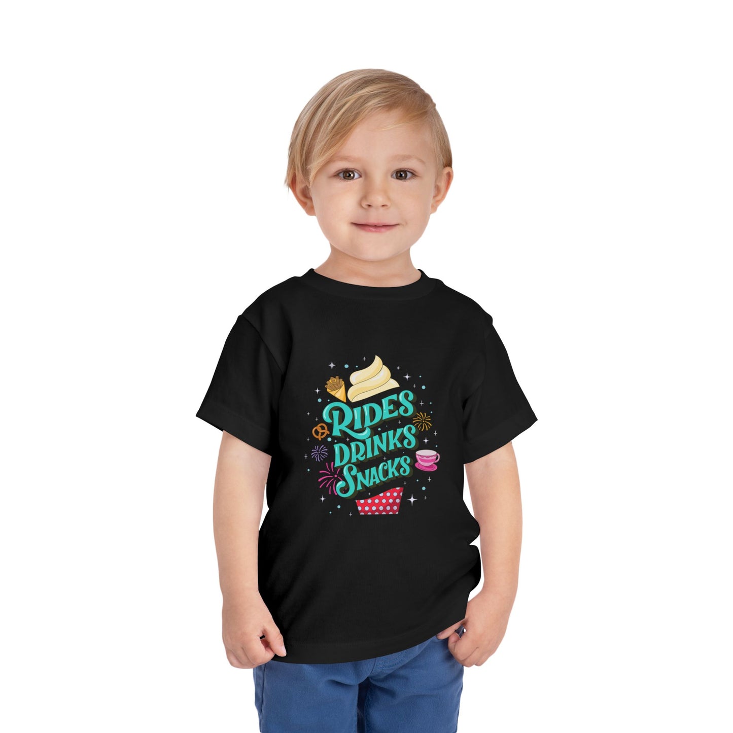 Rides, Drinks, Snacks - Toddler T-shirt