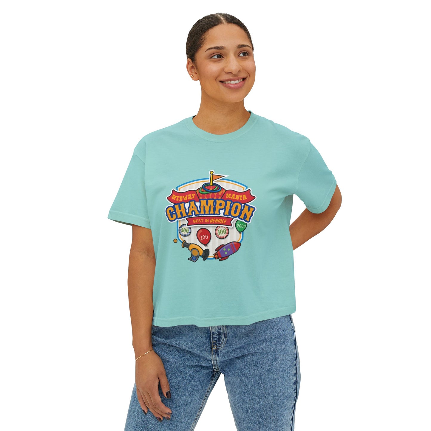 Midway Mania Champion - Women's Boxy Tee