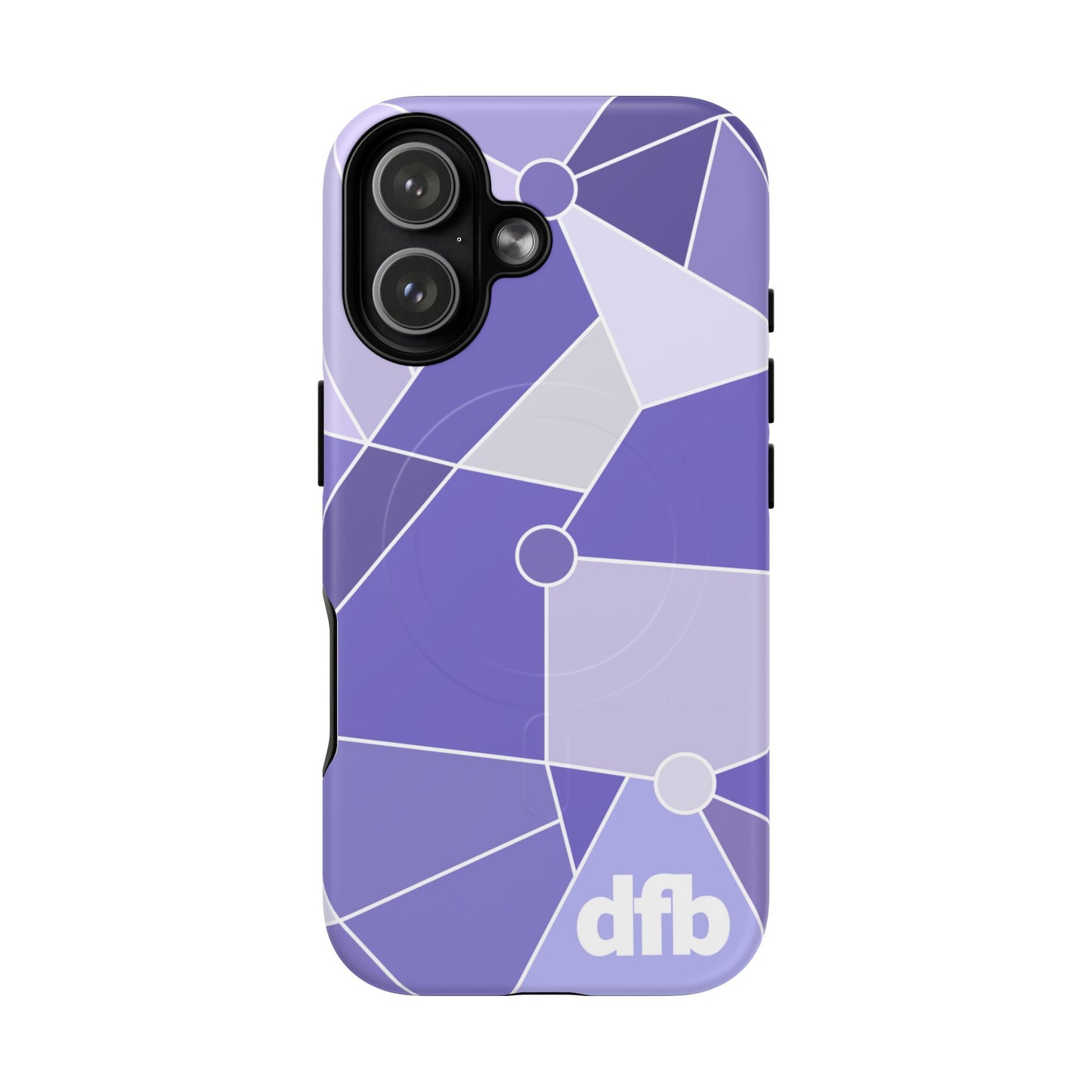 Tomorrowland Purple Wall - Tough Magnetic iPhone Case