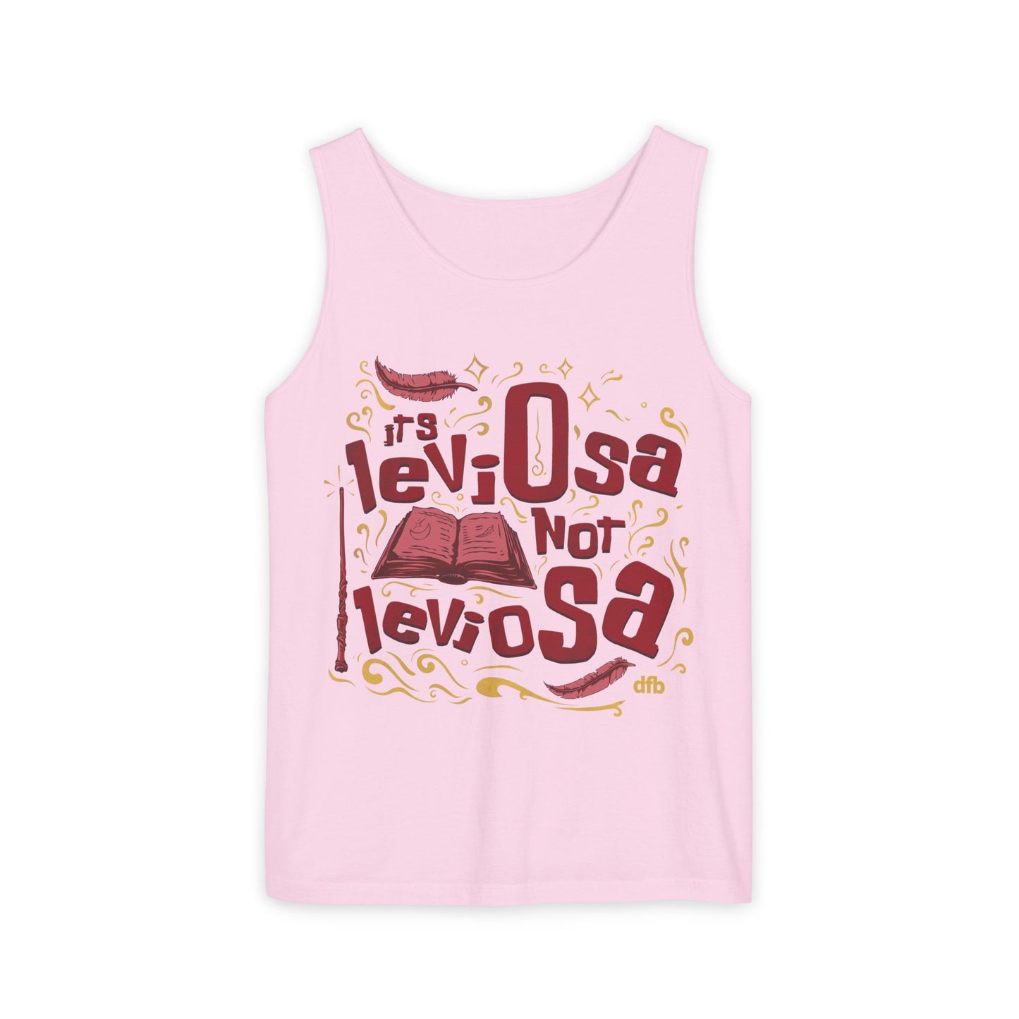 Hermione Quote - Unisex Garment-Dyed Tank Top