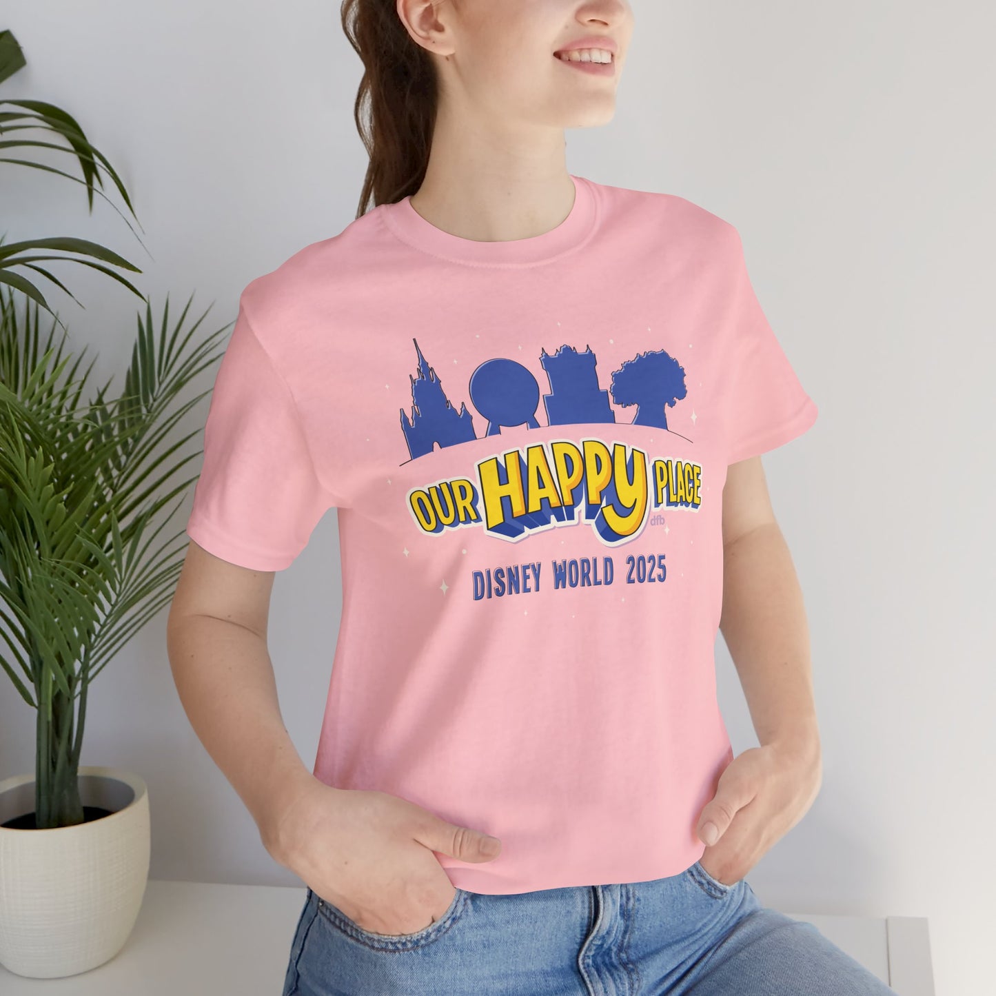 Our Happy Place 2025 - Family Matching Tee - Adult Tee Shirt