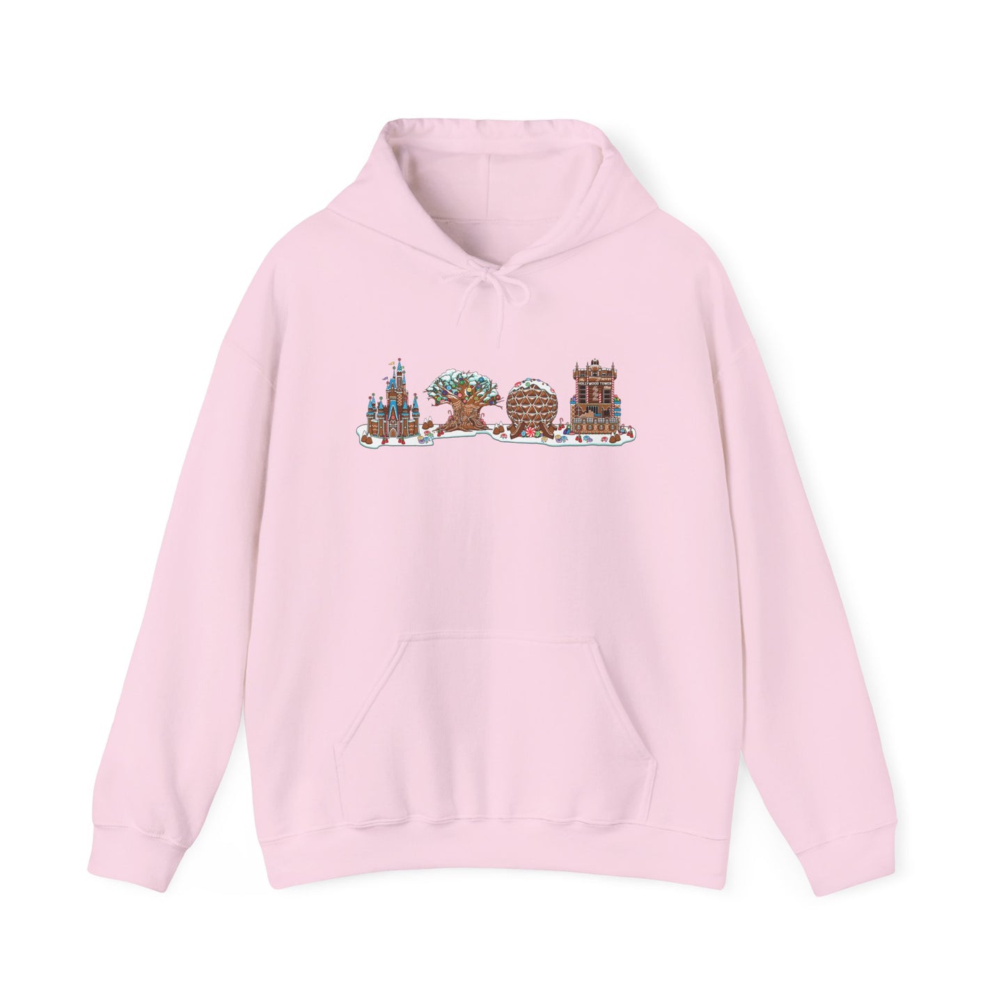 Gingerbread Park Icons - Adult Hoodie Sweatshirt