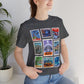 EPCOT Vintage Stamps - Adult Tee Shirt