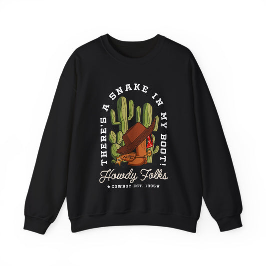 Howdy Folks - Adult Crewneck Sweatshirt