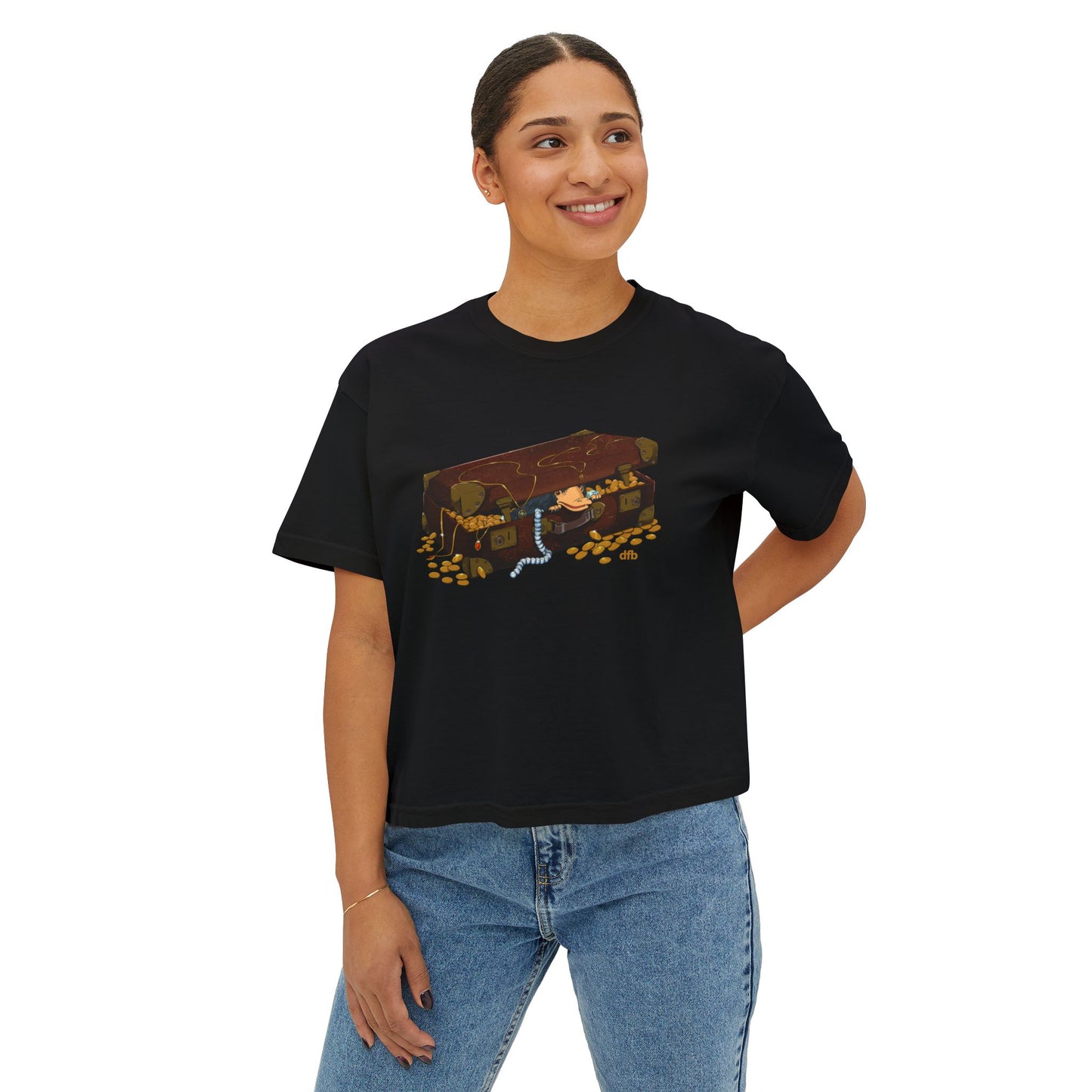 Niffler in a Suitcase - Women's Boxy Tee